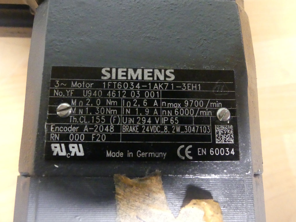 Siemens 1FT6034-1AK71-3EH1  defekt  s.Bilder