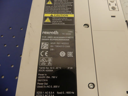 Rexroth XMD1-W1616ANN-01NETT0NNNN-S02RSN2NNNN0NN