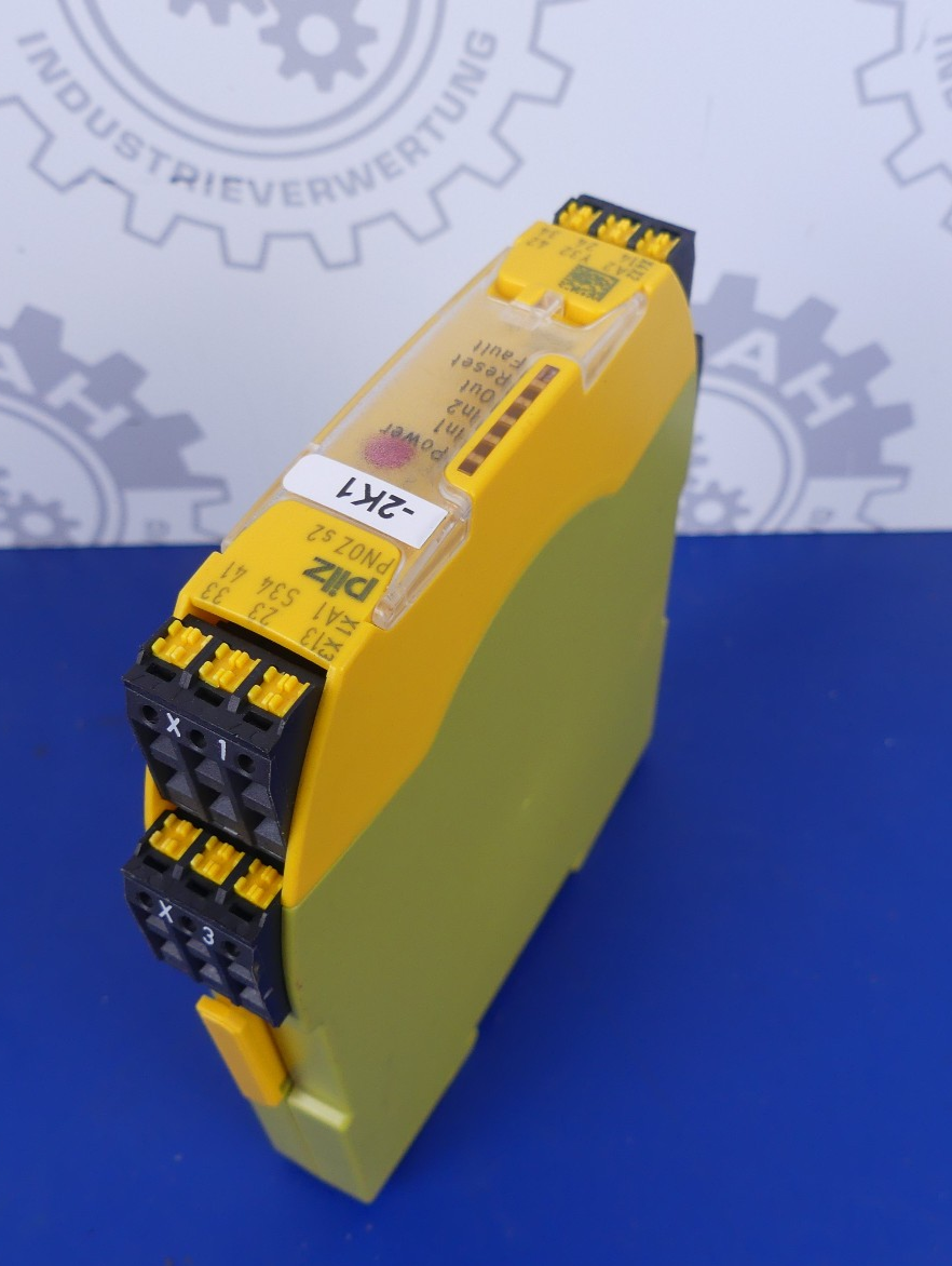 Pilz PNOZ S2 Sicherheitsrelais 751102    24VDC 3 N/O 1 N/C