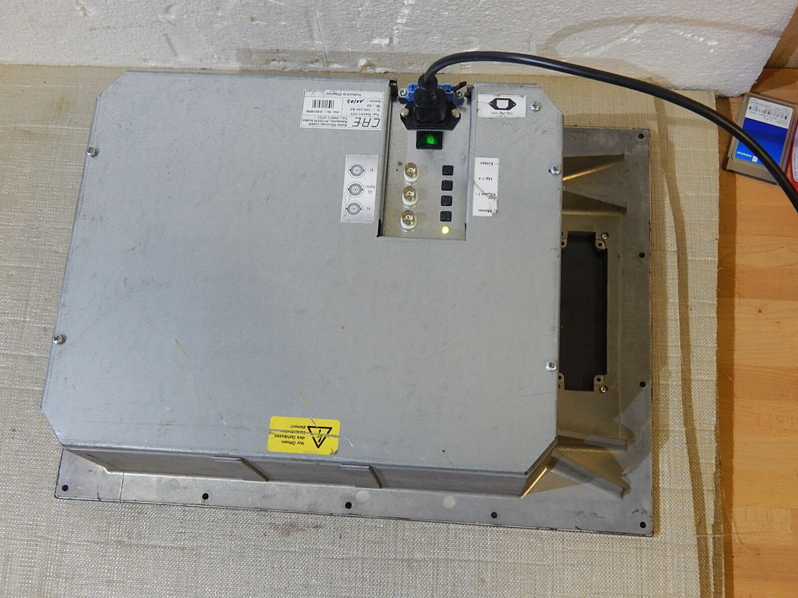  Siemens  Display Monitor 570035.0073.00  PA6-20GK 10GF ecke gebrochen s.Bilder