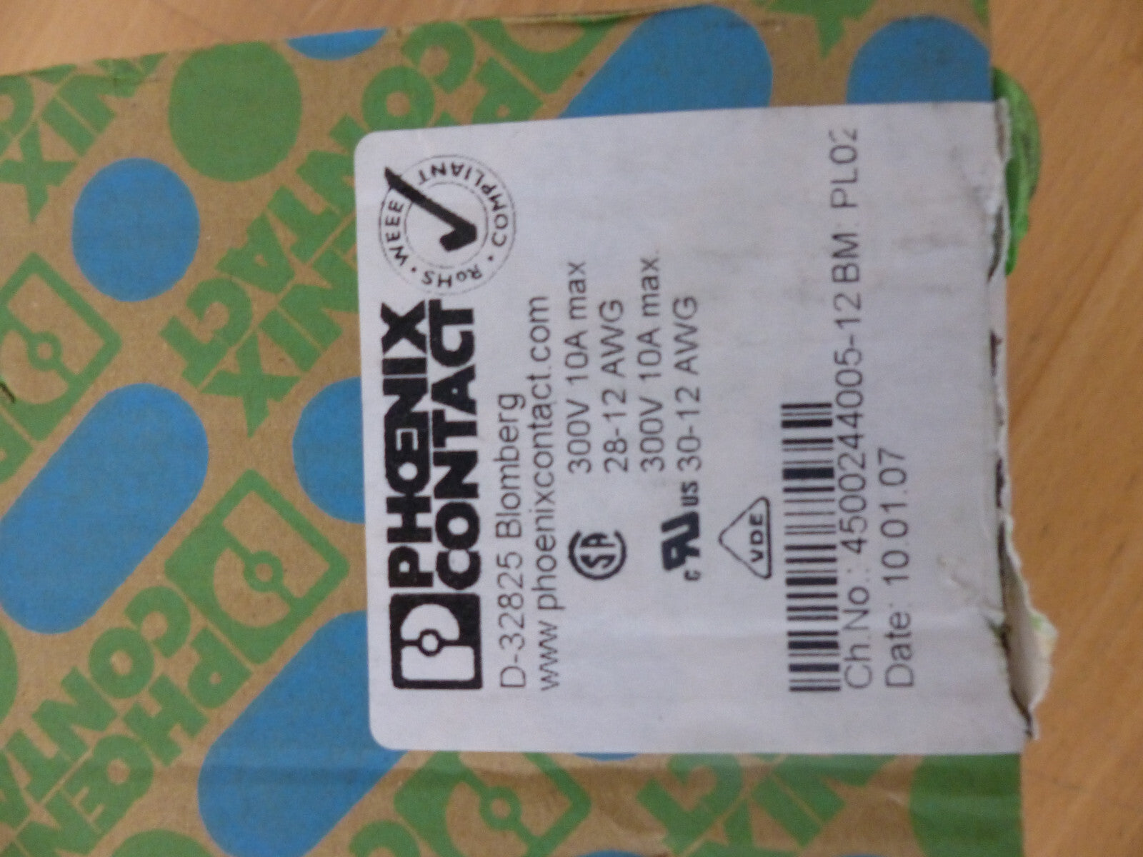 50X PHOENIX CONTACT  TMSTBP 2,5/2-STF-5,08 18 53 10 4