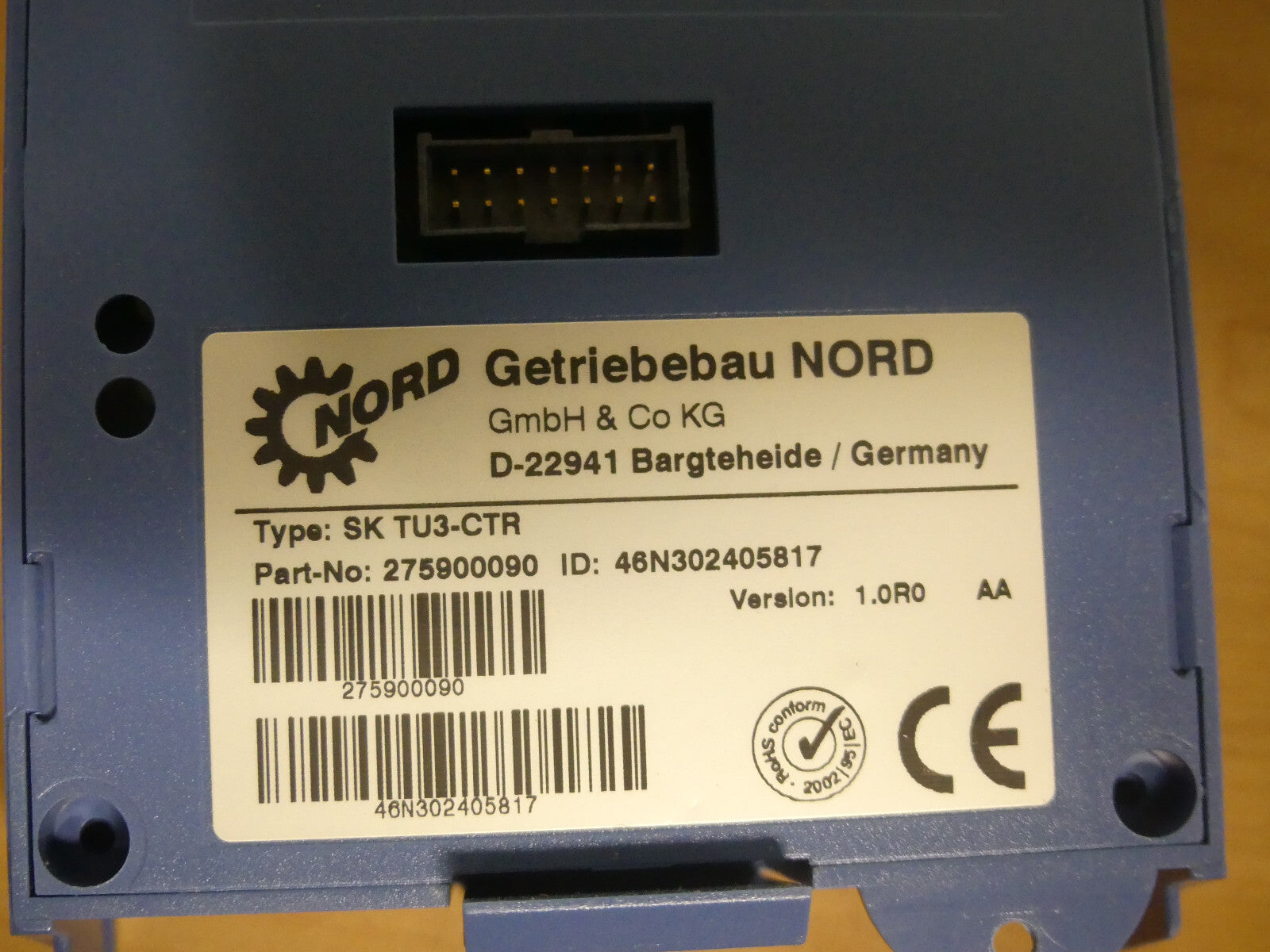 Nordac Frequenzumrichter SK 511E-550-340-A MIT SK TU3-CTR