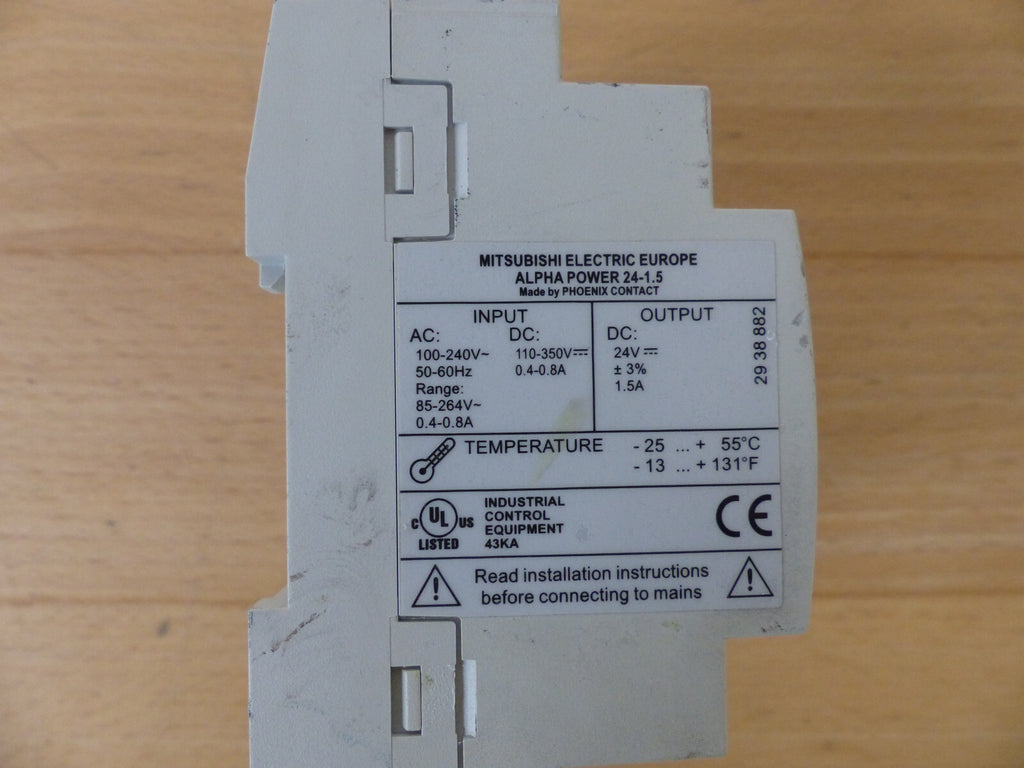 MITSUBISHI ELECTRONIC EUROPE ALPHA POWER 24-1.5