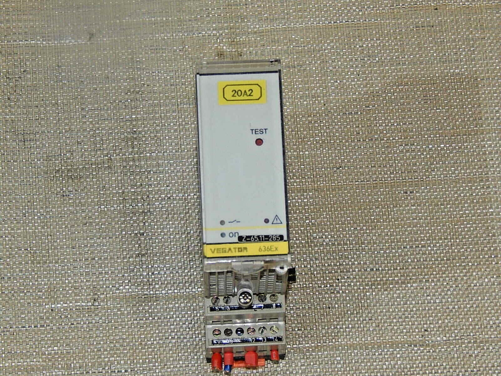 VEGA Vegator 636Ex / PTB Nr. EX-96.D.2068  Auswerterelais used