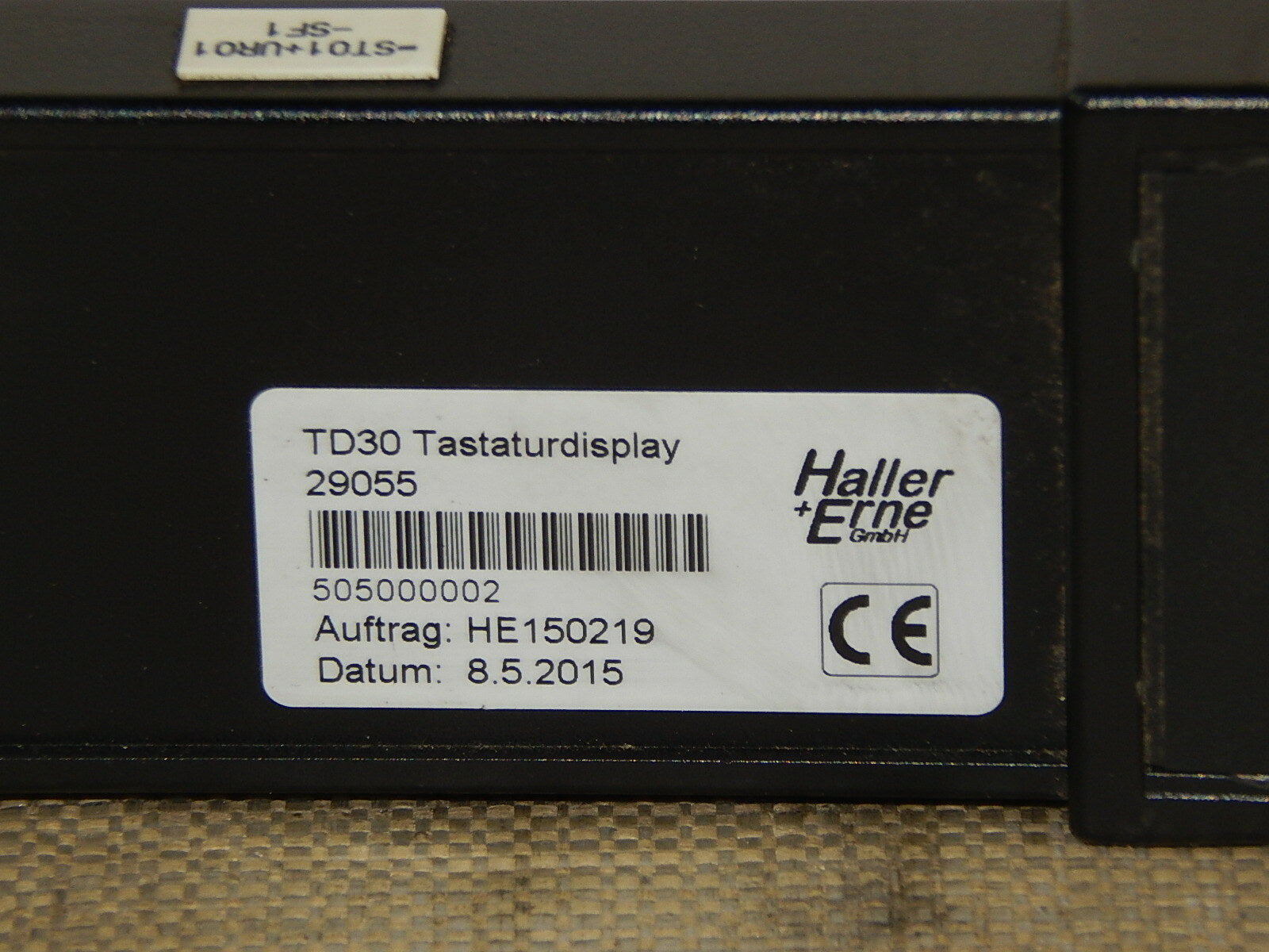 Haller + Erne TD30 Tastaturdisplay HE150219 used s.Bilder