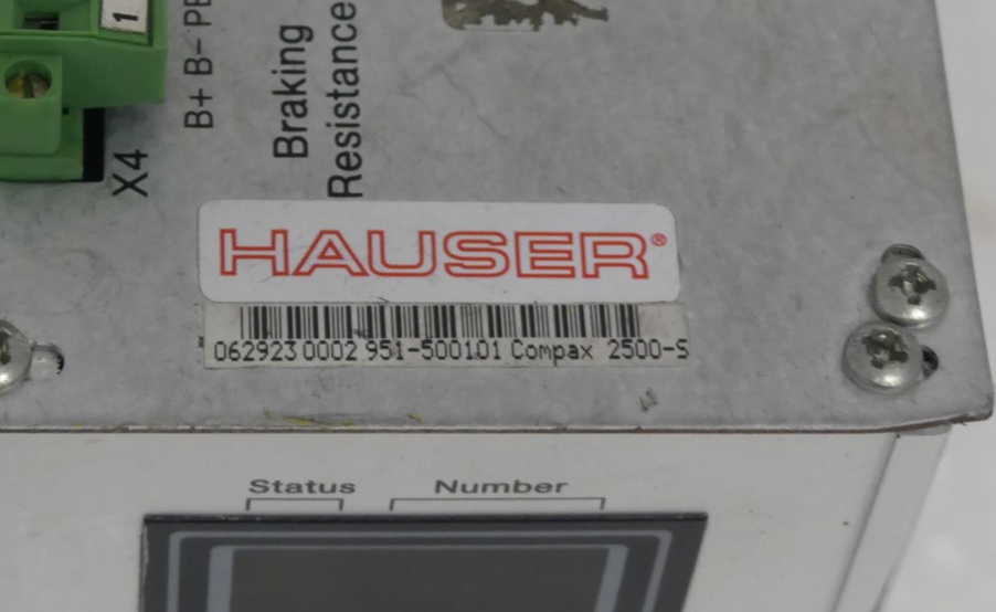 Parker Hauser Grundgerät Compax 2500S 0629230002951-500101