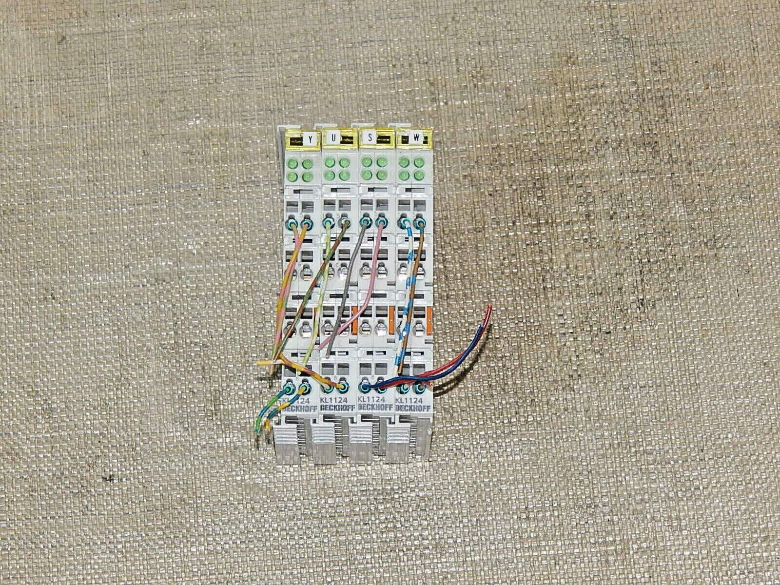 4 Stück  Beckhoff  kL1124  4-kanal digital eingang klemme
