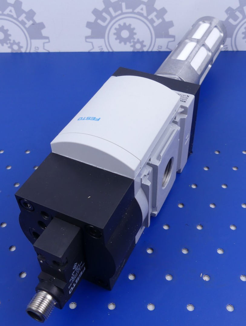 FESTO MS6-SV-1/2-C-10V24E-S 609307 + MSC-3/2-24VDC-M12 8041126