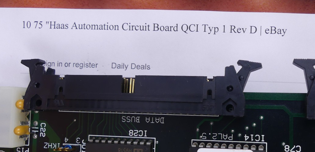HAAS Automation Circuit Board QCI Typ 1 Rev D neuwertig