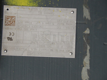 Siemens 1PH8 184-1MC220AA1-Z // 1PH8184-1MC220AA1-Z used