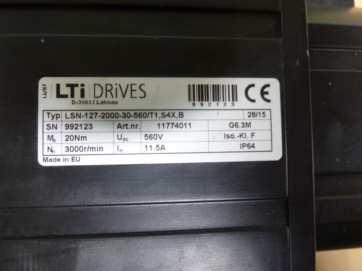LTI DRIVES lsn-127-2000-30-560/t1,s4x,b used