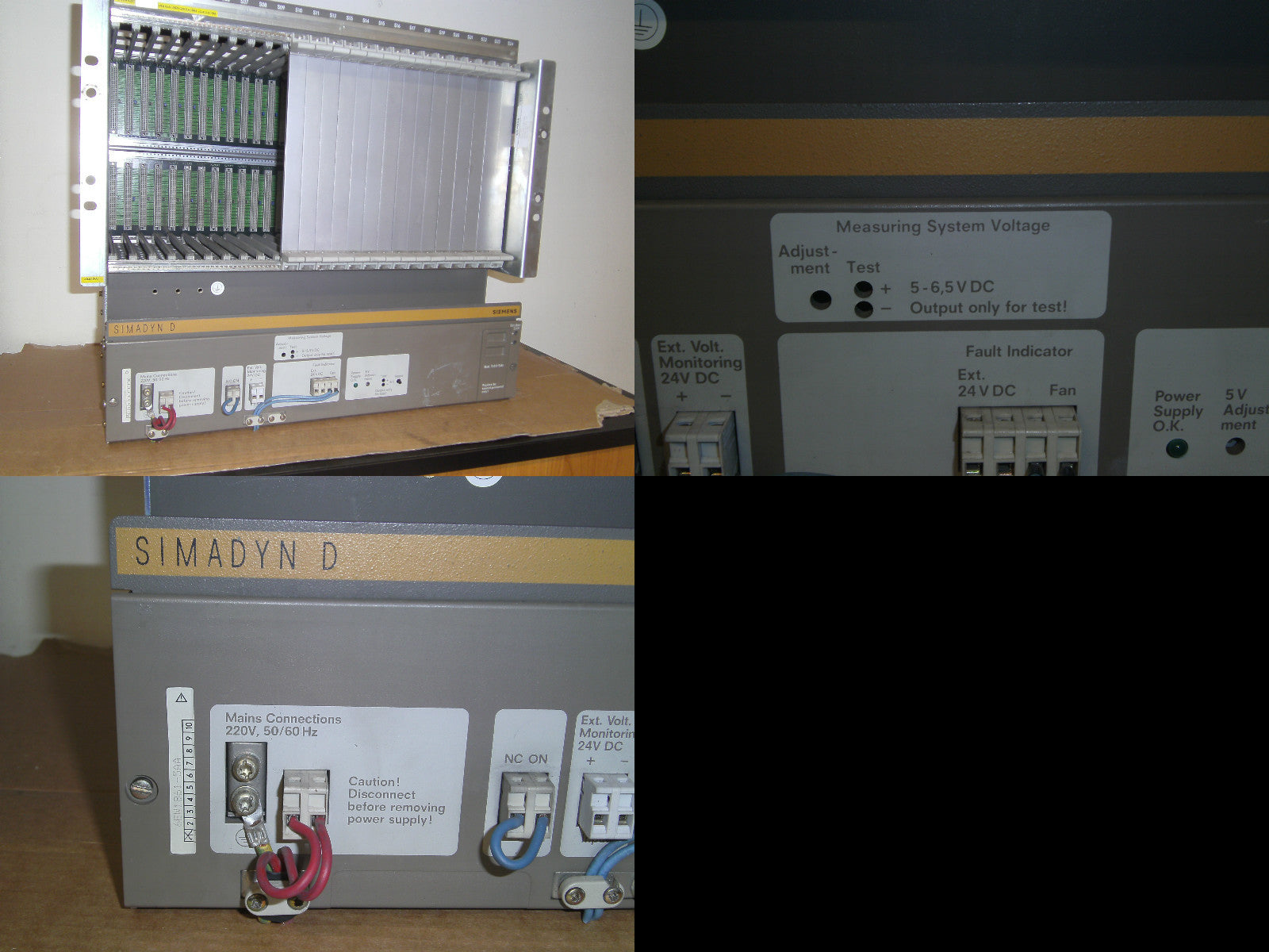 Siemens Simadyn D  6EW1861-5AA +Rack 6DD1682-0AB1