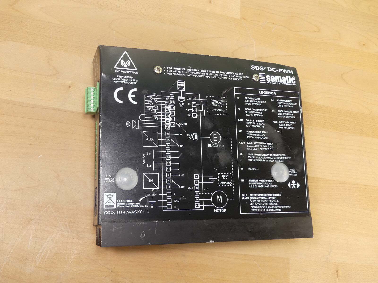 SDS DC-PWM Sematic DC-PWM Encoder Drive System Cod.B157AABX01 (s.Bilder)
