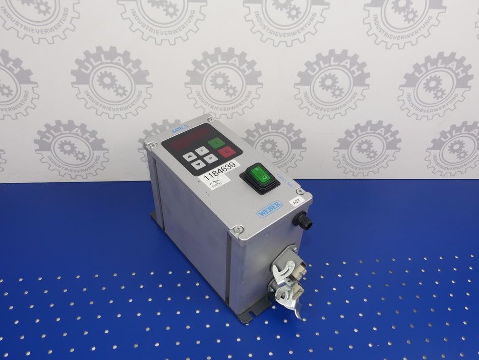 WEBER SOR3 RQS A-828199 FREQUENCY CONTROLLER