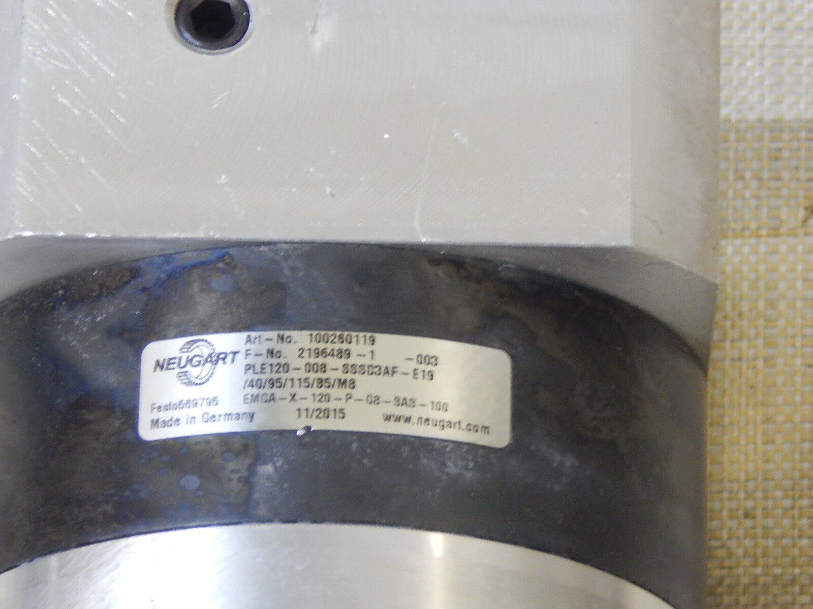  Neugart PLE120-003-SSSA3AF-E19 // 40/95/115/B5/M8  Getriebe  used