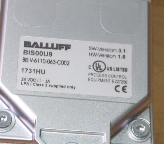Balluff BIS00U9 BIS V-6110-063-C002 1731HU
