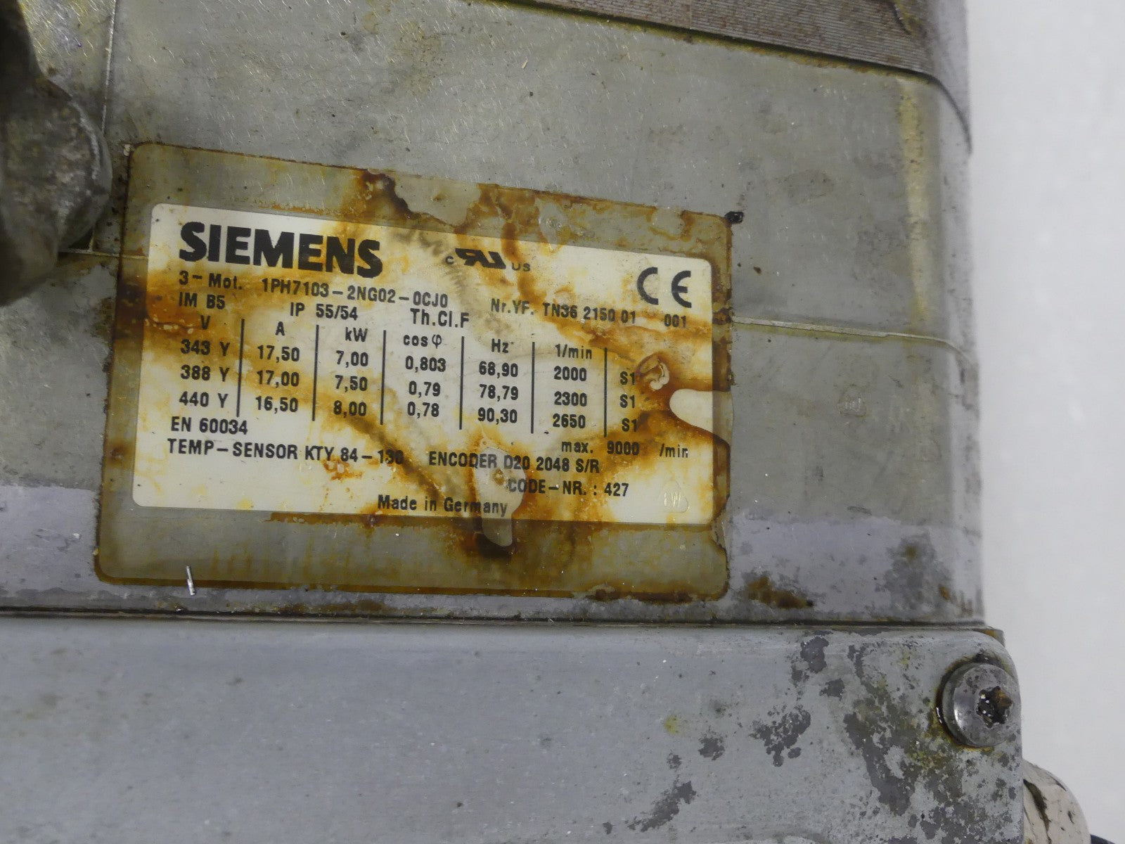 SIEMENS 1PH7103-2NG02-0CJ0
