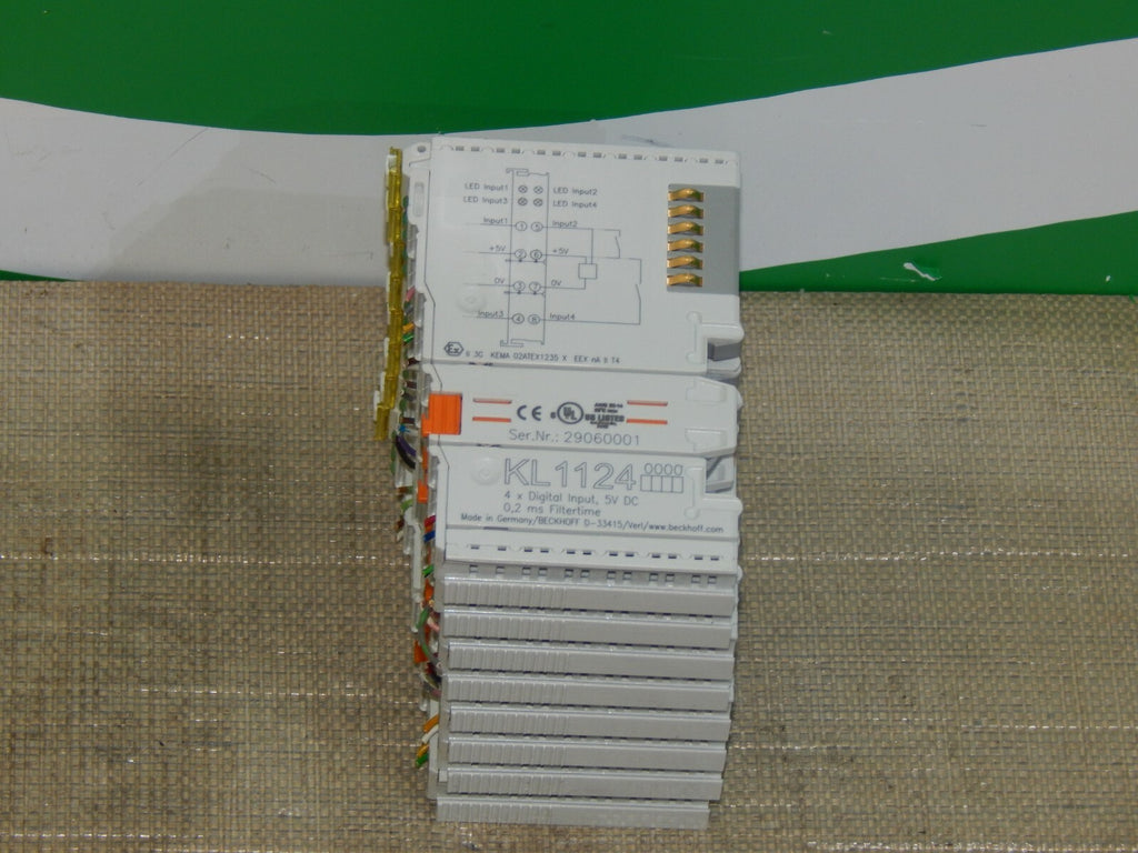 8x  Stück  Beckhoff  kL1124  4-kanal digital eingang klemme