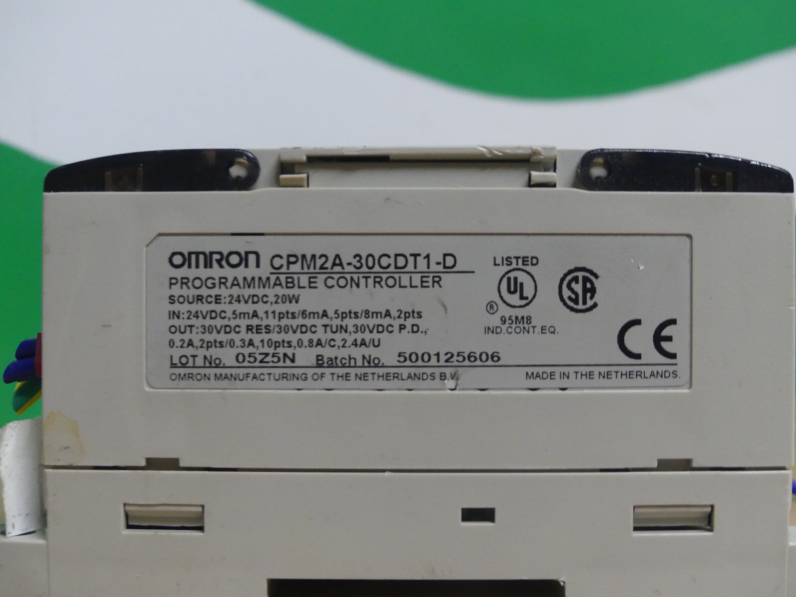 OMRON SYSMAC CPM2A-30CDT1-D PROGRAMMABLE CONTROLLER