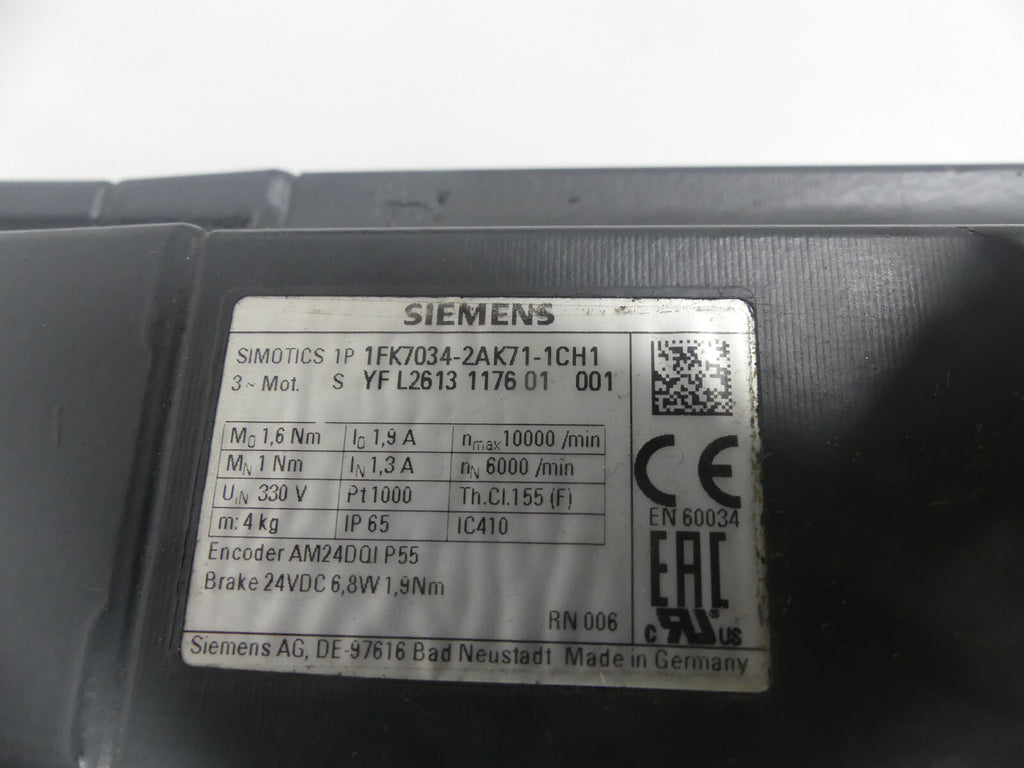 Siemens 1FT7034-2AK71-1CH1