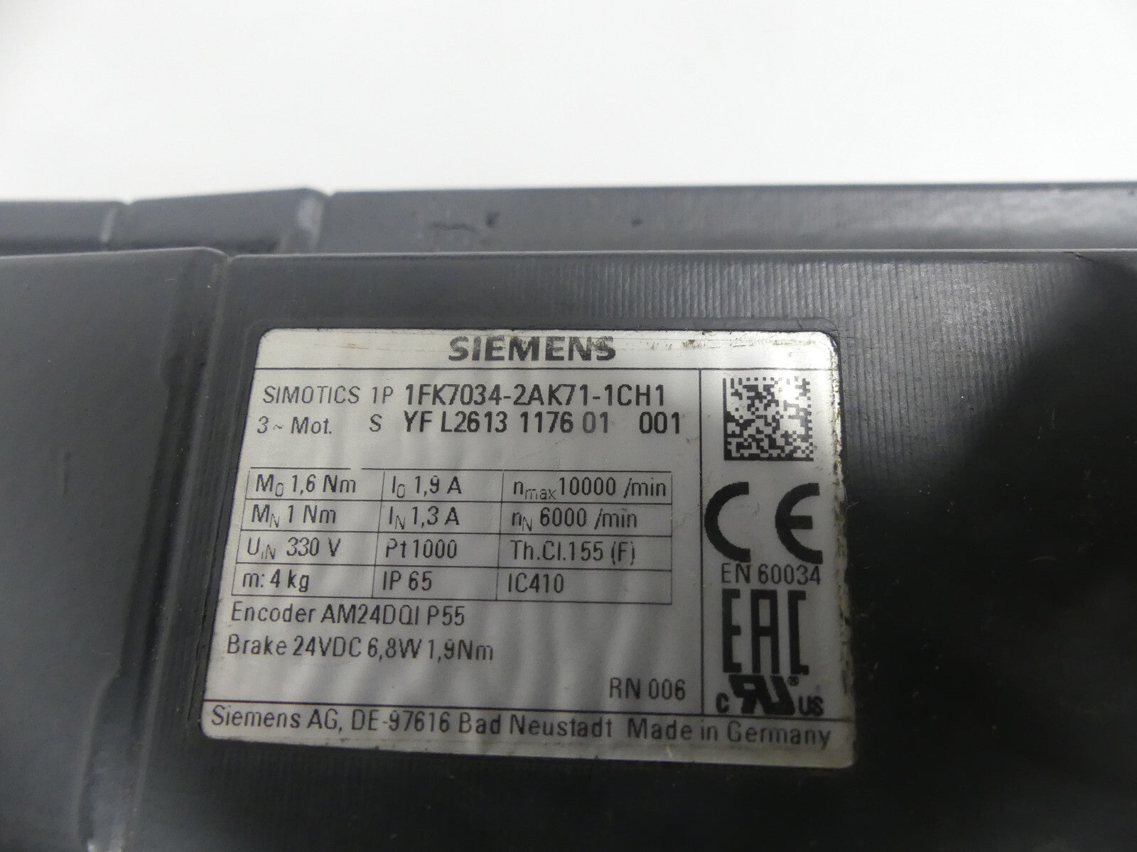 Siemens 1FT7034-2AK71-1CH1