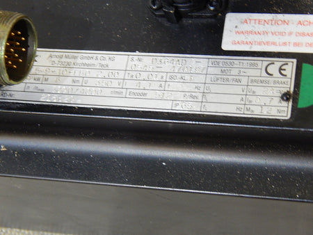 AMK  DT5-9-10-FB0  2.00 Servomotor  Used