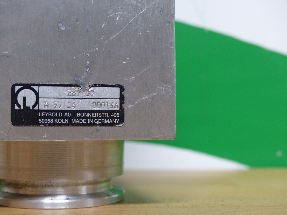 Leybold 287 03  Manuelles Vakuumdosierventil  A9714 000146