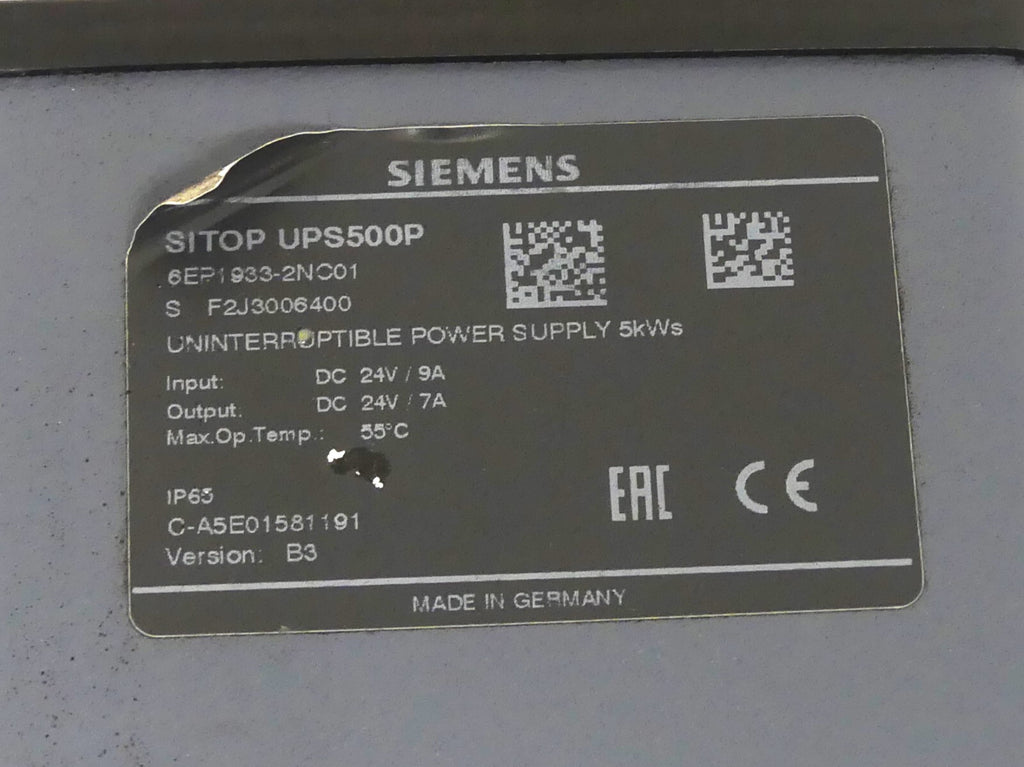 Siemens SITOP UPS500P 6EP1933-2NC01