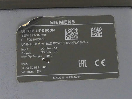 Siemens SITOP UPS500P 6EP1933-2NC01