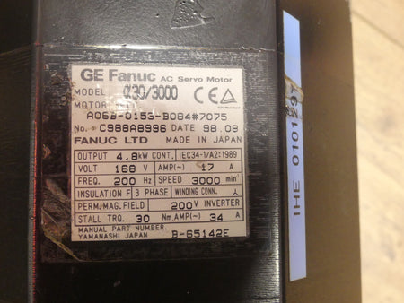 ge fanuc a06b-0153-b0b4 #7075 used s.Bilder