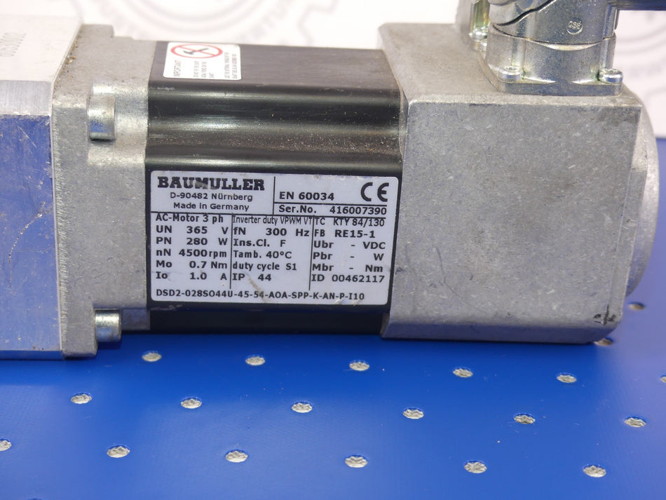 BAUMULLER AC MOTOR DSD2-028SO44U-45-54-A0A-SPP-K-AN-P-I10