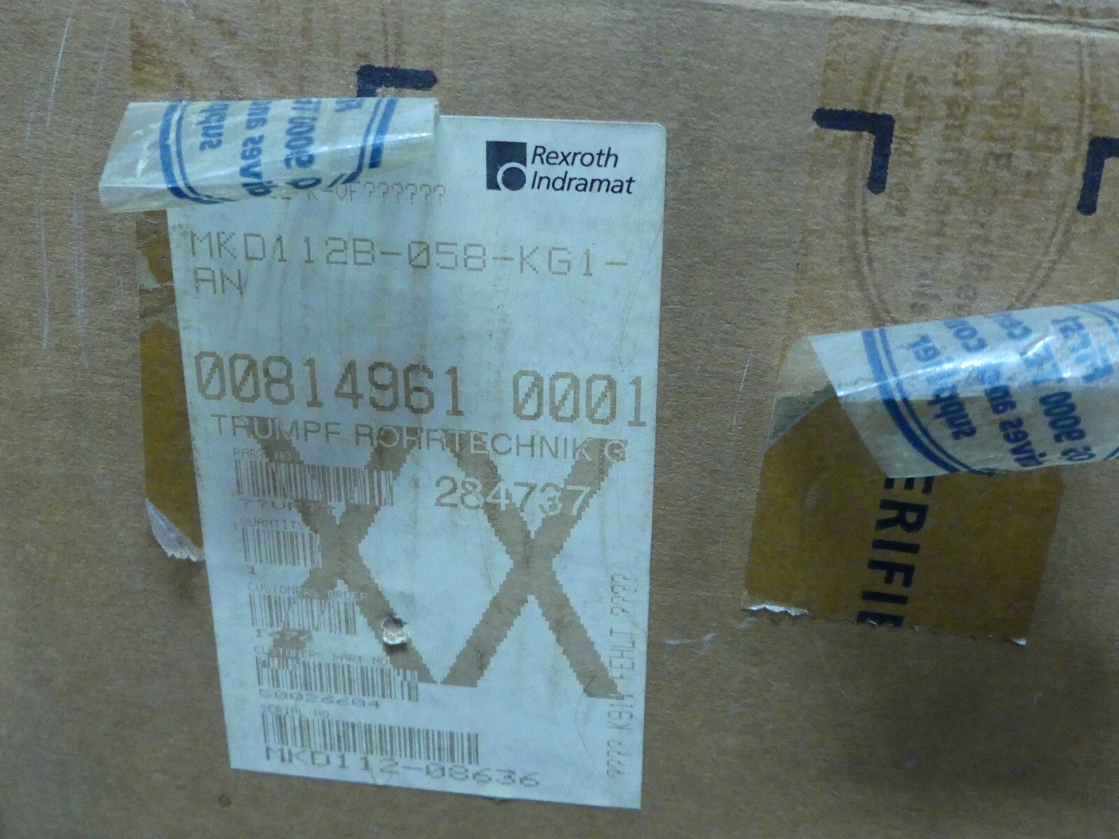 REXROTH MKD112B-058-KG1-AN MIT GTS140-M01-004B09