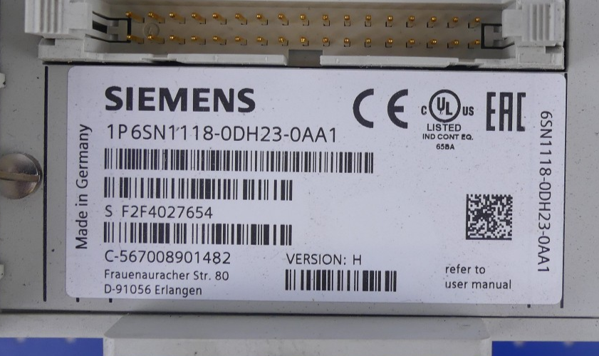 Siemens Simodrive LT-Modul 6SN1123-1AB00-0AA2