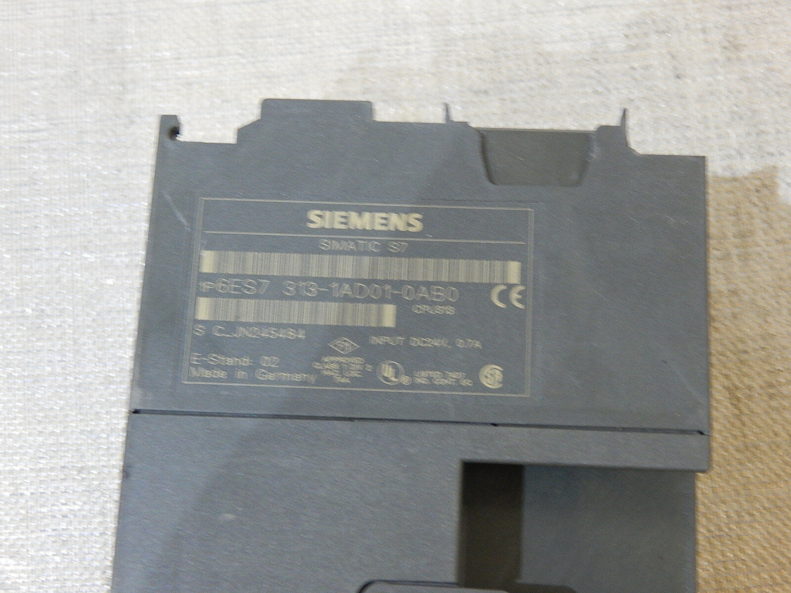 SIEMENS CPU313  6ES7313-1AD01-0AB0  ecke gebrochen  s.Bilder