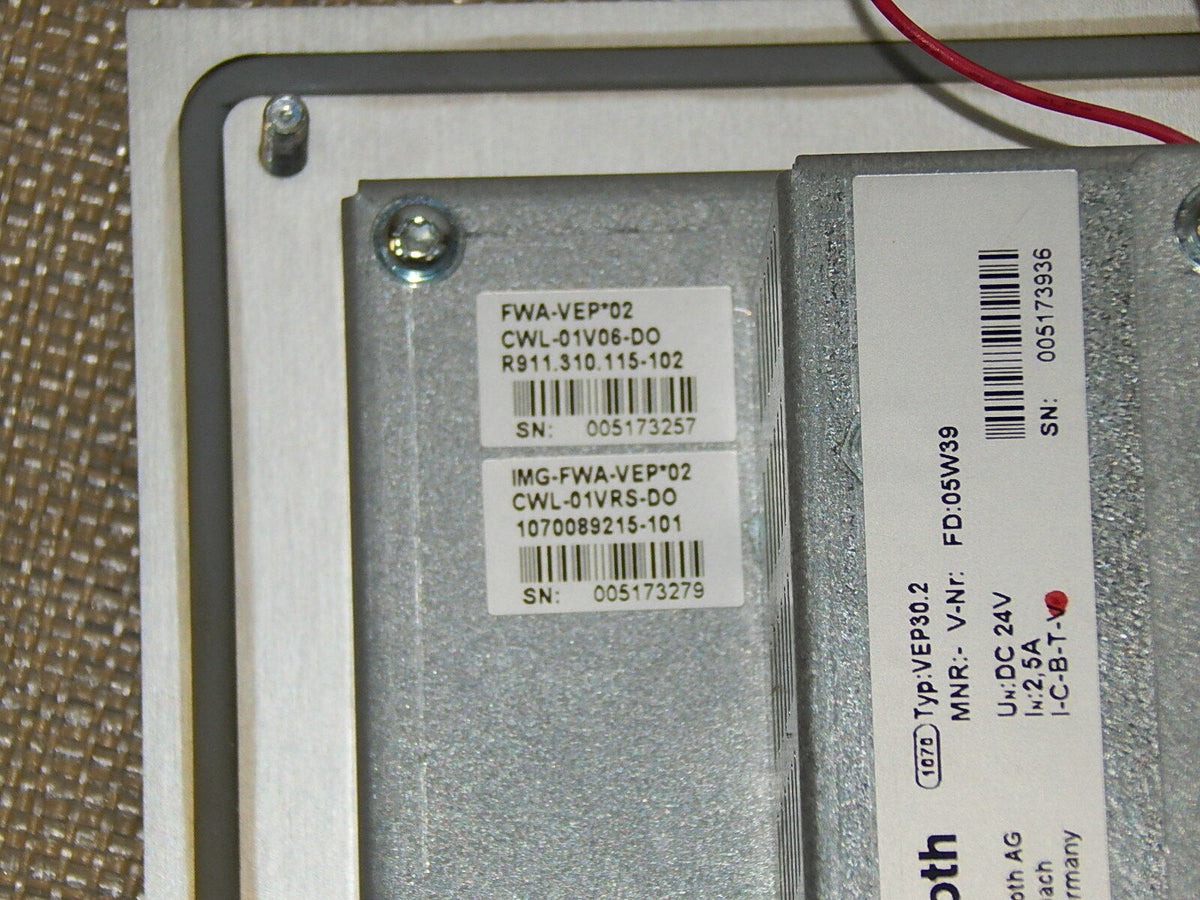  Rexroth IndraControl VEP 30  VEP30.2CCN U-128-NN-FW / Embedded Terminals used