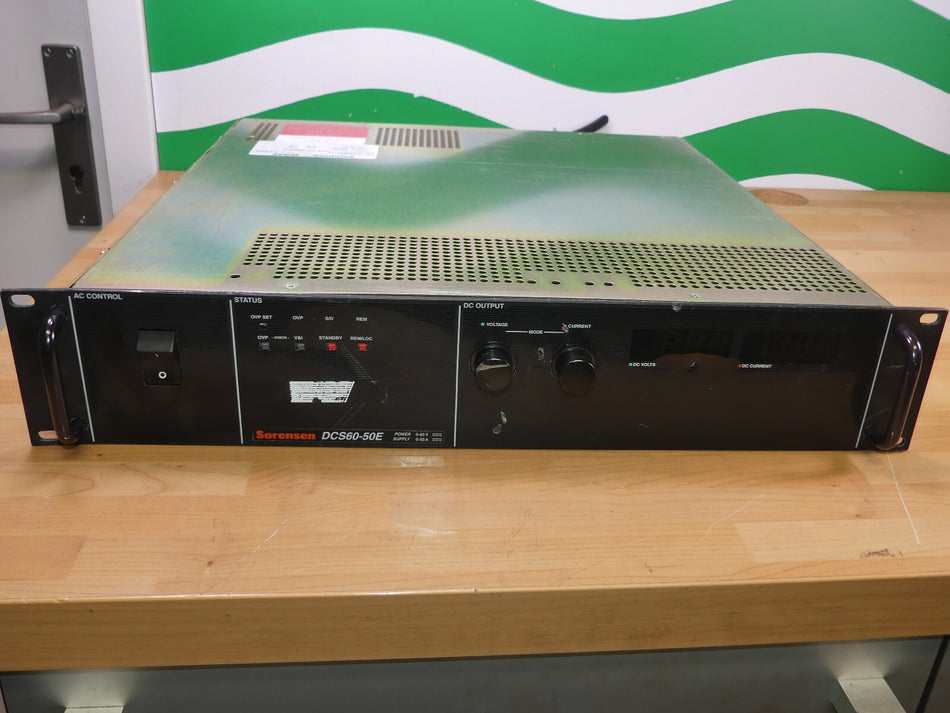 Sorensen DCS60-50E  programmierbares Gleichstromnetzteil