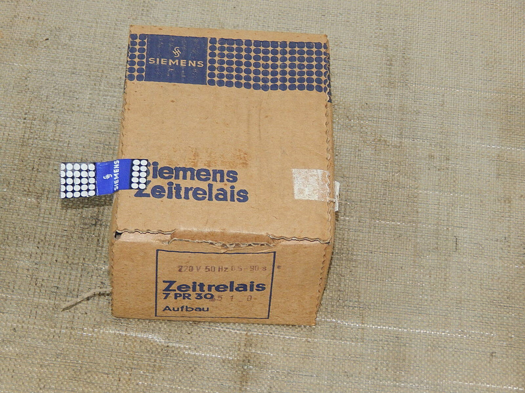  Siemens 7PR30 51-0 Zeitrelais 