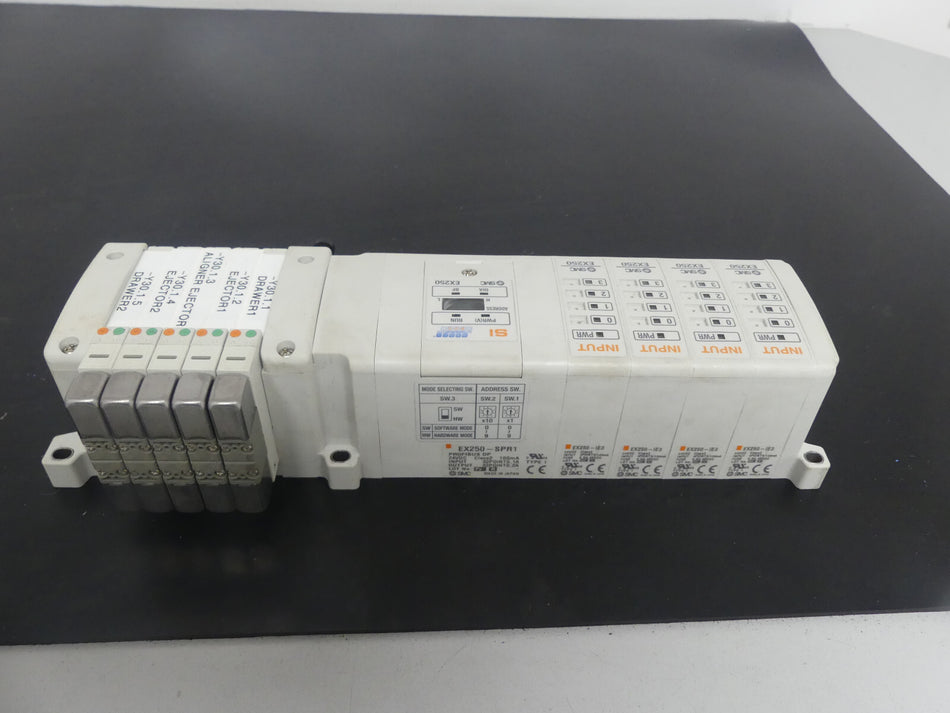 SMC SI Unit EX250 - SPR1 ProfiBus EX250SPR1+4XEX250-1E3+VQC1-QQ162 s.Bilder