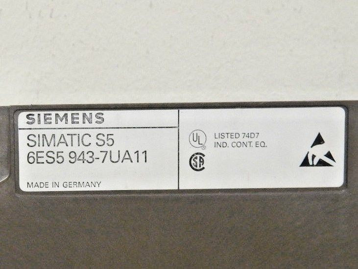 Siemens Simatic S5 CPU 943 6ES5943-7UA11