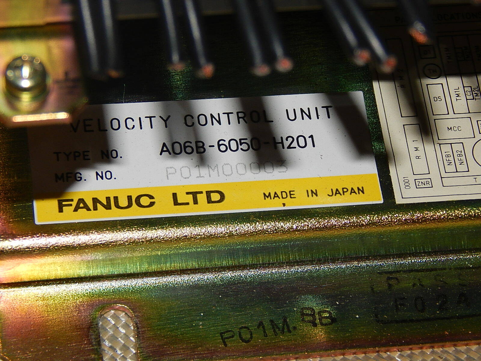 Fanuc Control Board A20B-1001-0470/05A // A16B-1200-05250 // A06B-H201 /06A used