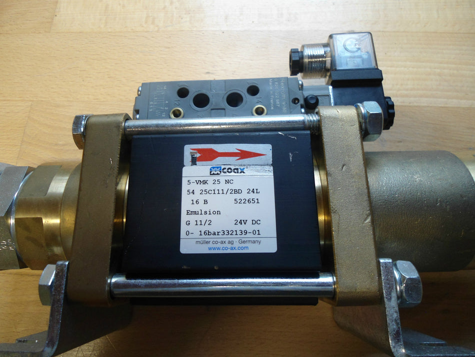 Coax Ventil 5-VMK 25 NC  Emulsio  G 11/2   24V DC