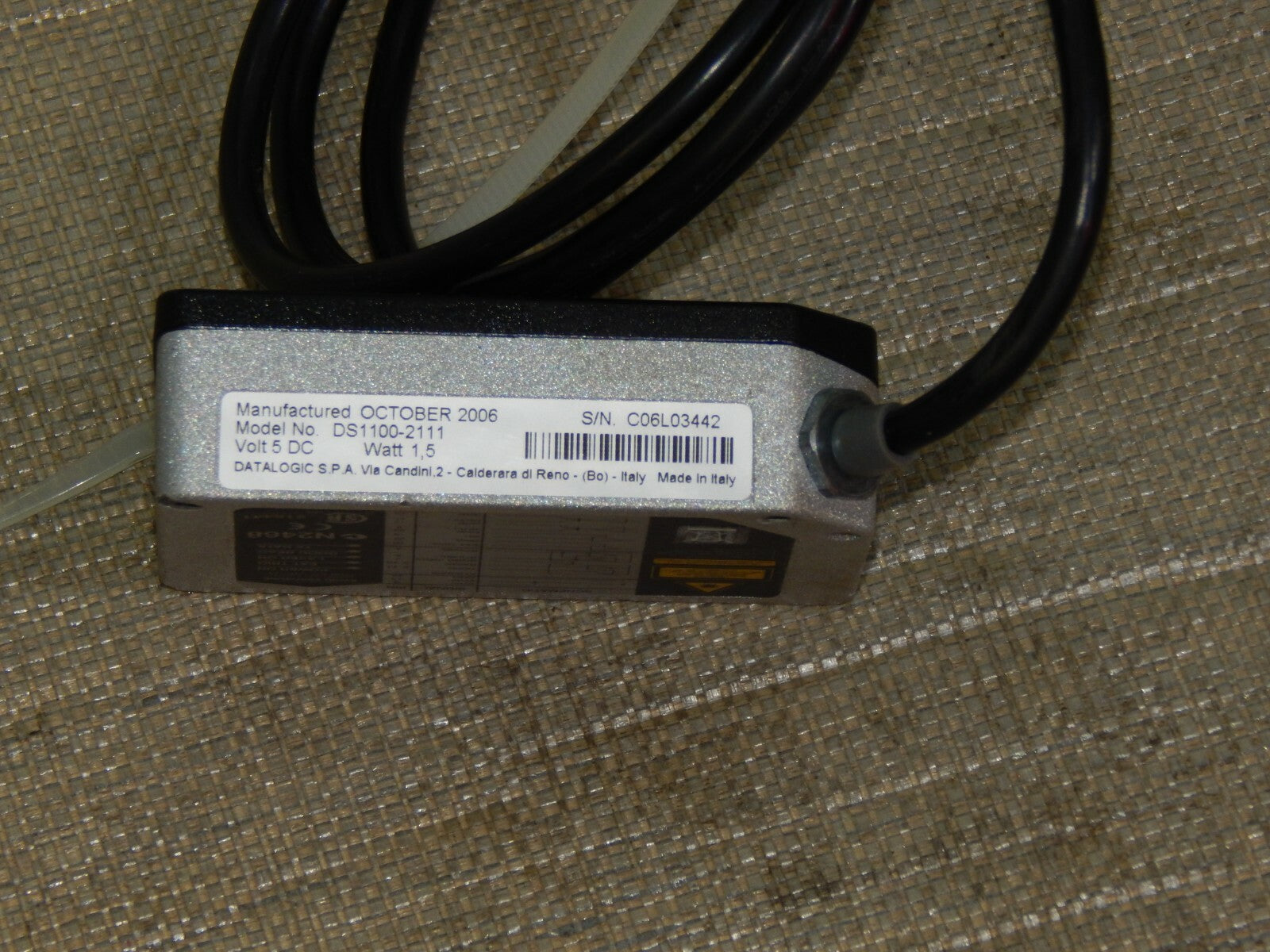  DATALOGIC DSII00 N2468 DS1100-2111 Barcode-Leser 