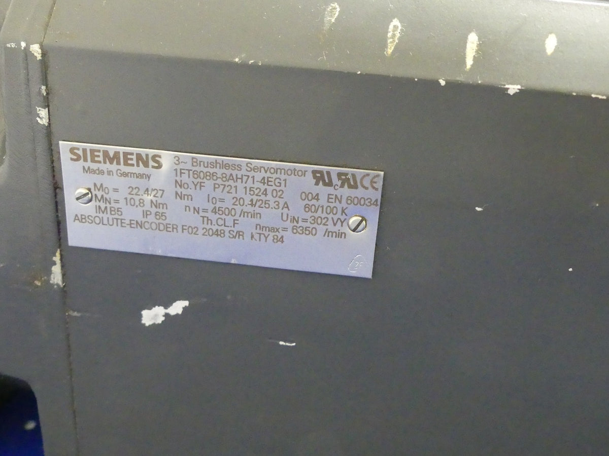 SIEMENS 1FT6086-8AH71-4EG1