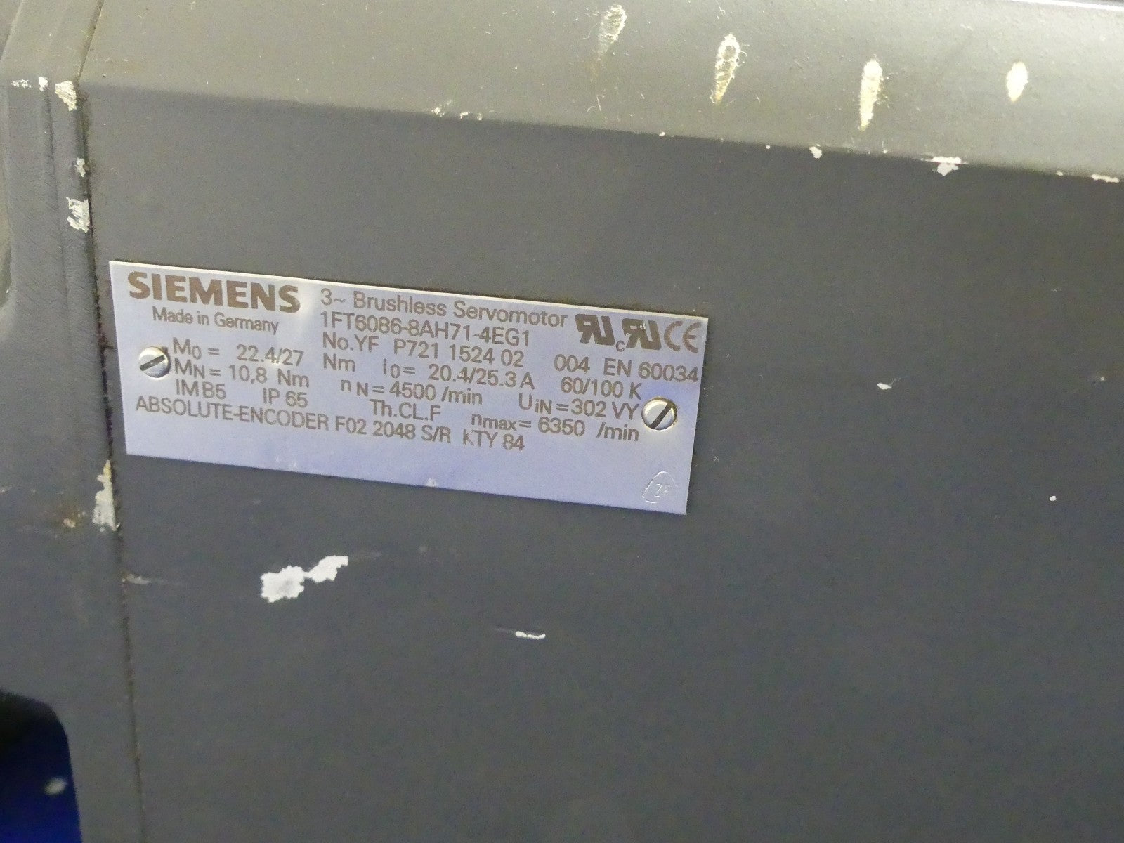 SIEMENS 1FT6086-8AH71-4EG1