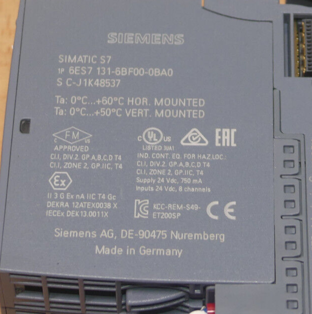 2X Siemens 6ES7 131-6BF00-0BA0  6ES7131-6BF00-0BA0