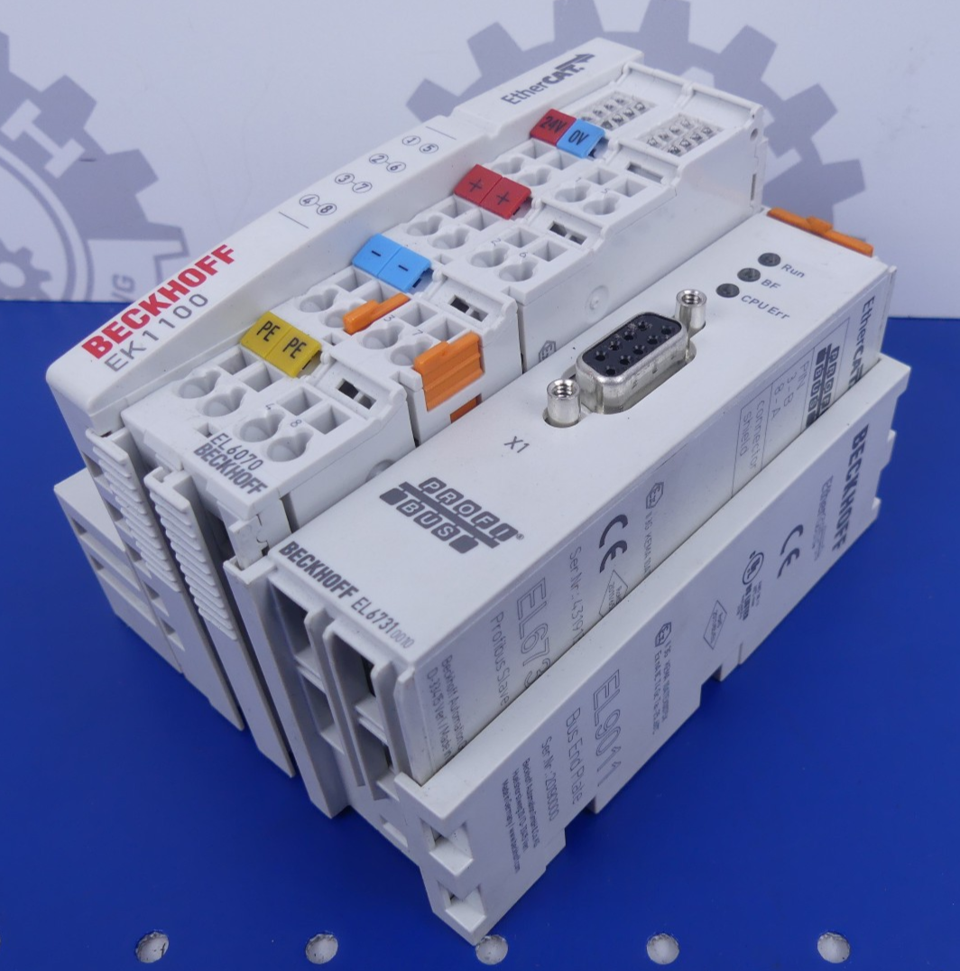 Beckhoff EK1100+EL6070+EL6731+EL9011