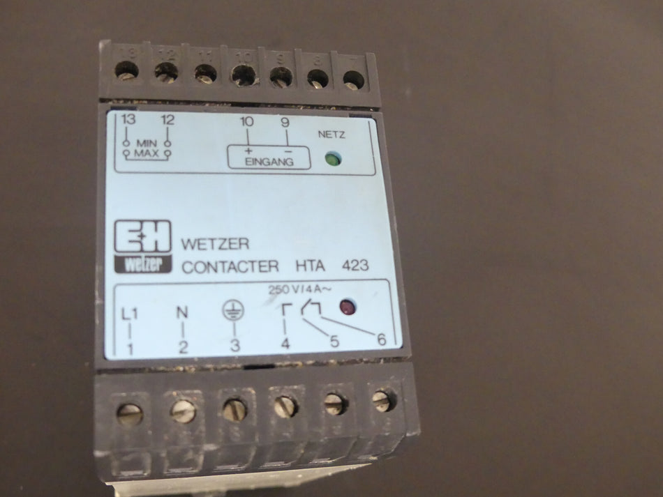 ENDRESS+HAUSER EH WETZER CONTACTER HTA 423