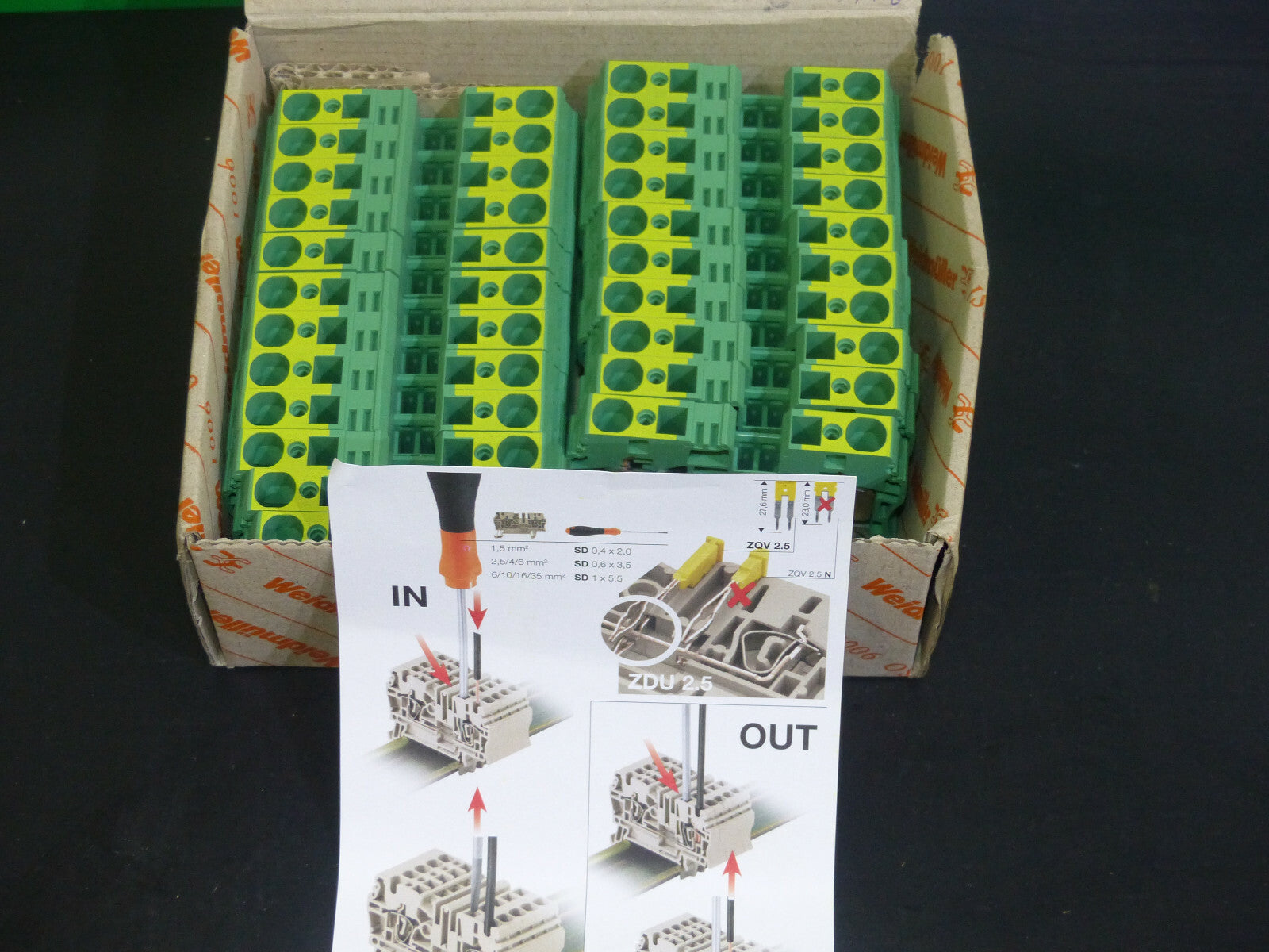22x Weidmüller ZPE 10 s. Bilder
