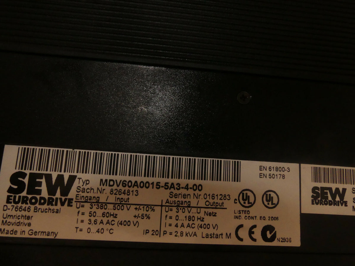 SEW MDX60A0220-503-4-00 + MDV60A0015-5A3-4-00
