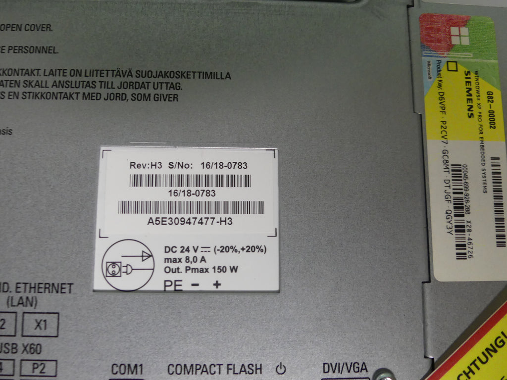 Siemens MC PC Box V5 CPB PCU50.5-C 6FC5210-0DF52-2AA0 Version: B